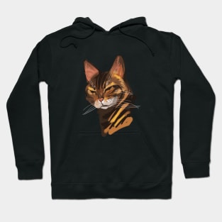 My painting leopard cat Hoodie